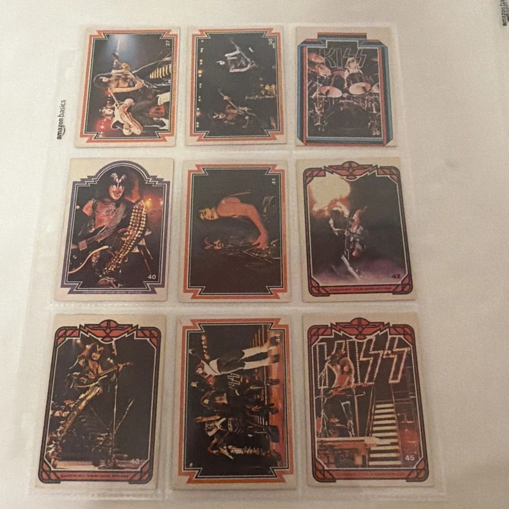 KISS 1978 Donruss Complete Series 1 Card Set 1-66 Gene Simmons Peter Criss